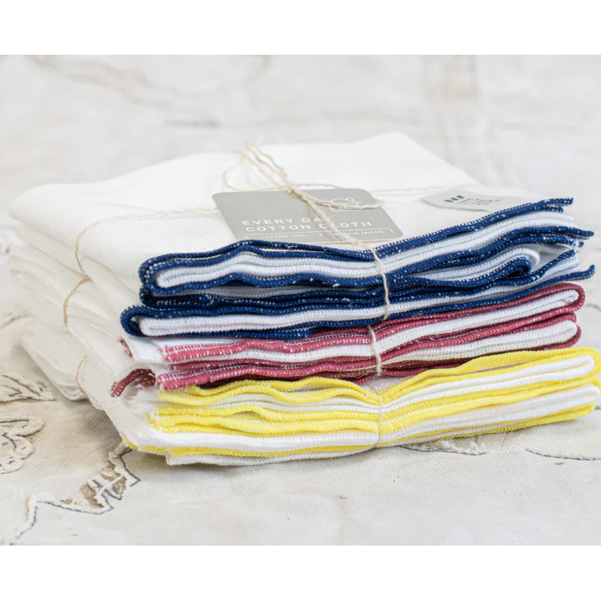 Japanese Cotton Kitchen Cloth Set – Absorbent Everyday Dish Towels