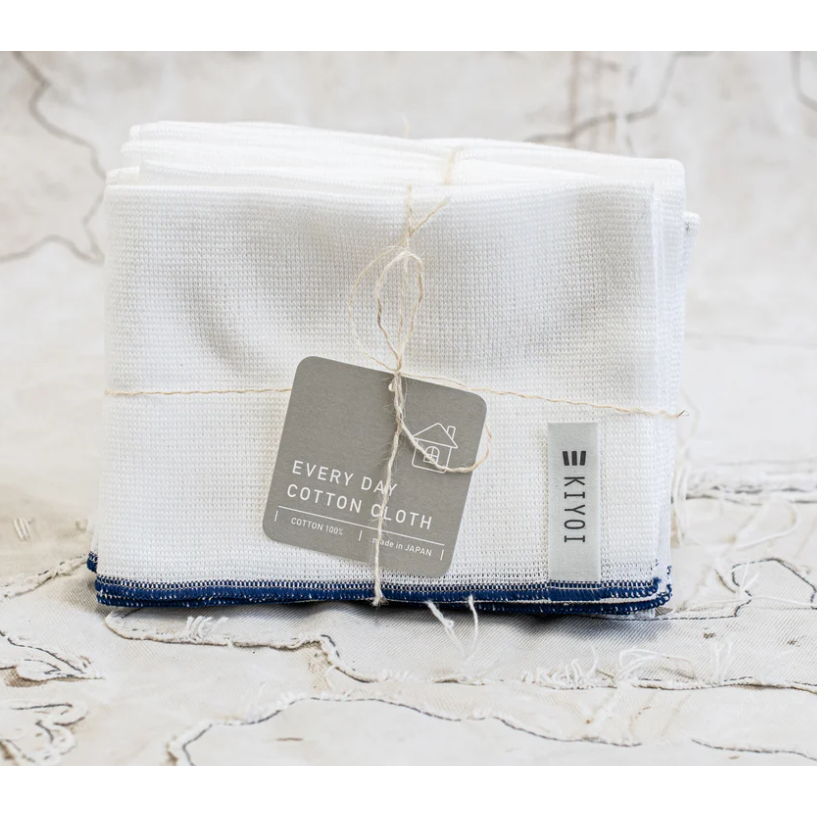 Japanese Cotton Kitchen Cloth Set – Absorbent Everyday Dish Towels
