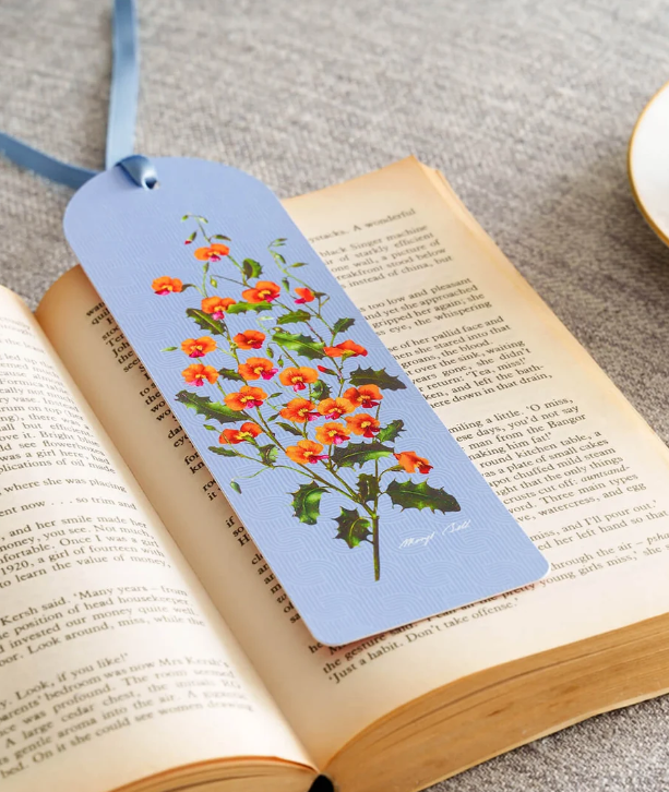 Australian Wildflower Bookmark | Blossoms Native Floral Bookmark