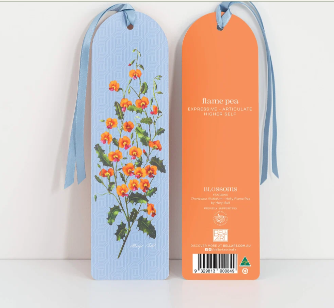 Australian Wildflower Bookmark | Blossoms Native Floral Bookmark