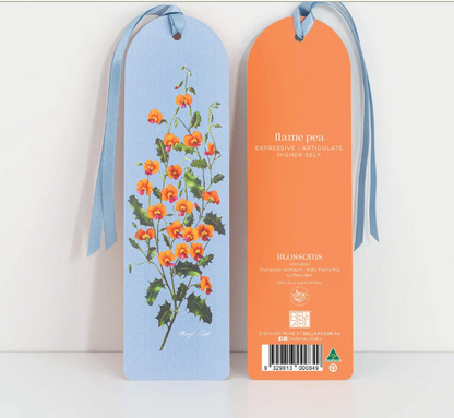 Australian Wildflower Bookmark | Blossoms Native Floral Bookmark