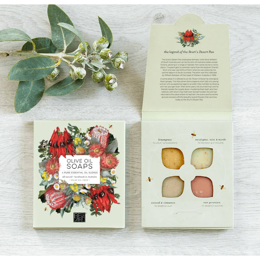 Australian Olive Oil Soap Gift Box | Natural Essential Oil Blends