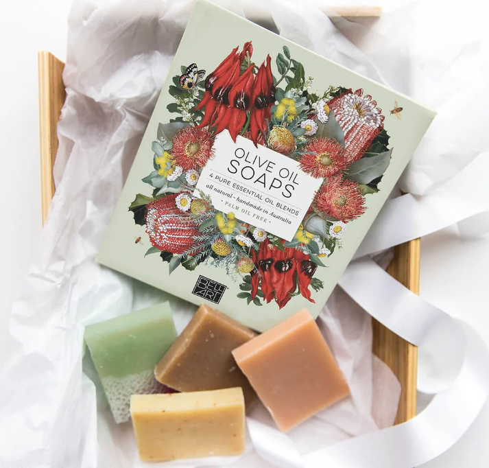 Australian Olive Oil Soap Gift Box | Natural Essential Oil Blends
