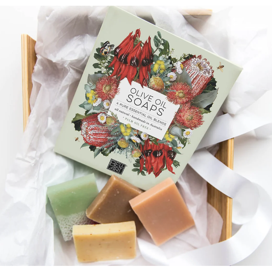Australian Olive Oil Soap Gift Box | Natural Essential Oil Blends