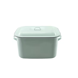 Enamel Bread Bin 34cm – White or Duck Egg Blue | Farmhouse Kitchen