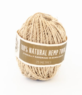 Natural Hemp Twine | 75m Fair Trade Garden &  Craft String