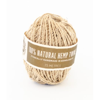 Natural Hemp Twine | 75m Fair Trade Garden &  Craft String