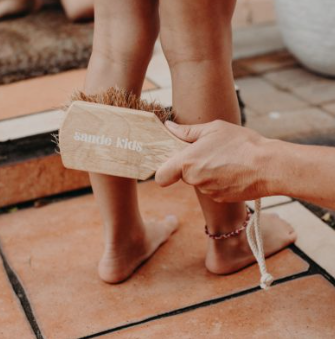 Natural Sand Brush |  Jute & Coconut Fibre Beach Brush | 2 Sizes