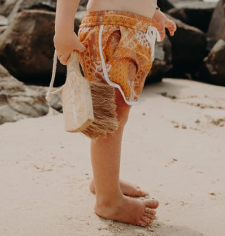 Natural Sand Brush |  Jute & Coconut Fibre Beach Brush | 2 Sizes