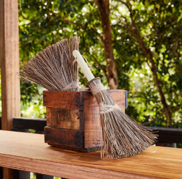 Mini Coconut Palm Broom | Natural Plastic Free Eco Cleaning Brush