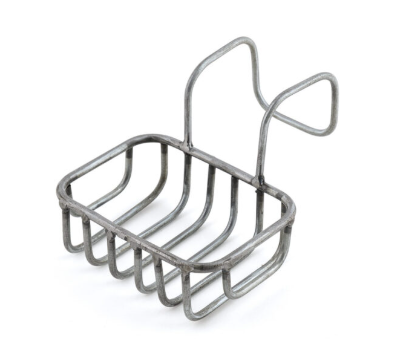 Galvanised Iron Soap Caddy | Hanging Sink & Bath Soap Holder