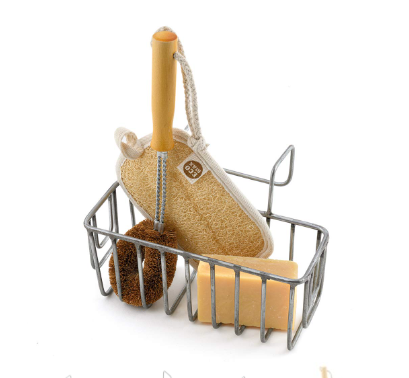 Galvanised Iron Soap Caddy | Hanging Sink & Bath Soap Holder