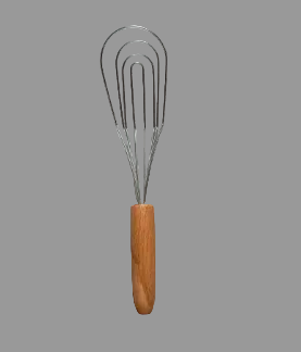 Flat Head Whisk | German Made Stainless Steel & Beechwood 26cm