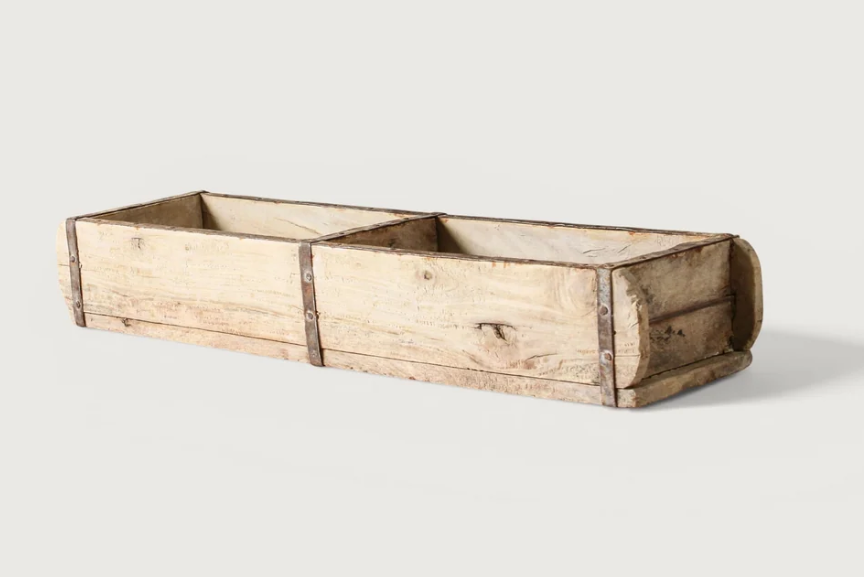 Vintage Wooden Double Brick Mould | Handmade