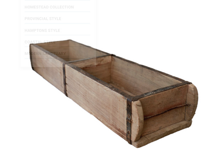 Vintage Wooden Double Brick Mould | Handmade