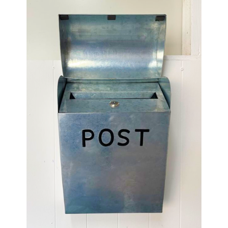 Lockable Large Post Box | Metal Mailbox | Assorted Colours