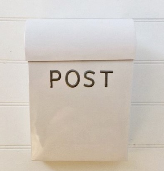 Lockable Large Post Box | Metal Mailbox | Assorted Colours