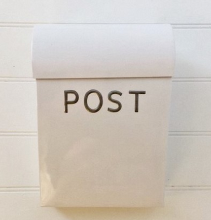 Lockable Large Post Box | Metal Mailbox | Assorted Colours