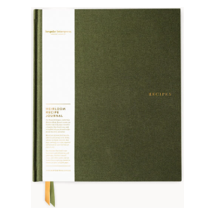 Heirloom Recipe Journal | Basil Green