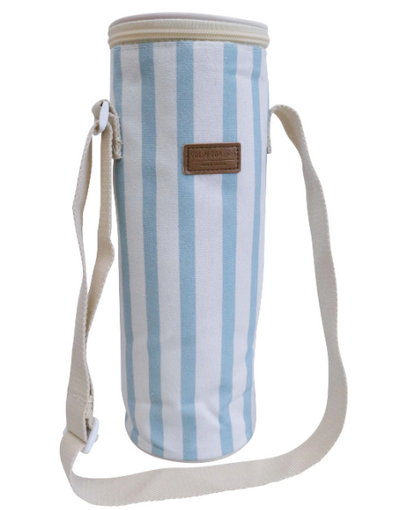 Wine Cooler Bag | Insulated Canvas Bottle Bag with Adjustable Strap