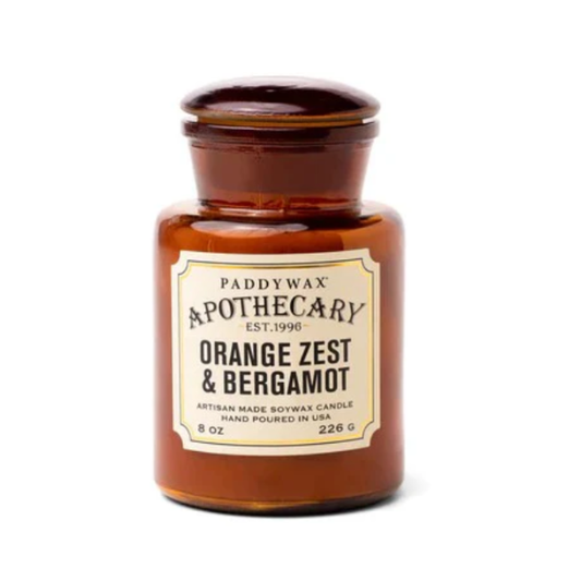 Apothecary Candle | Orange Zest & Bergamot