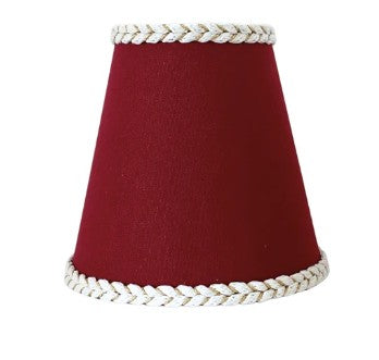 Lamp Shade | Rouge Braided Trim