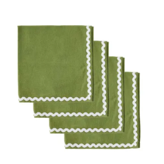 Cotton Napkins Set of 4 | Available in 4 Colourways