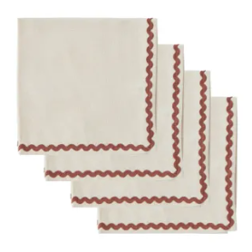 Cotton Napkins Set of 4 | Available in 4 Colourways