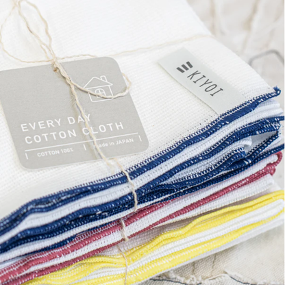 Japanese Cotton Kitchen Cloth Set – Absorbent Everyday Dish Towels
