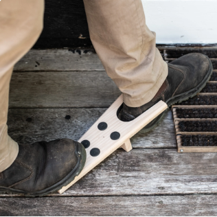 Wooden Boot Remover | Solid Beechwood Boot Jack Made in Germany