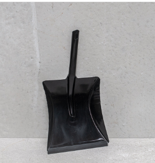 Metal Dustpan | Durable Household Dustpan | Black or White