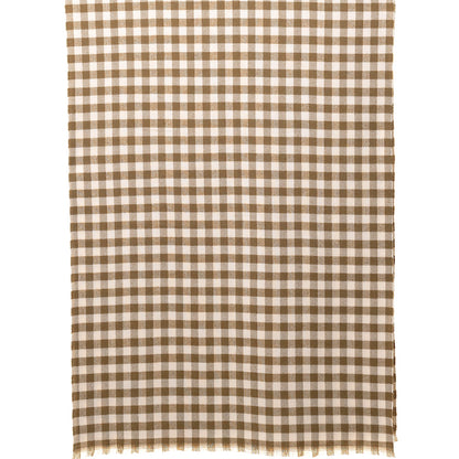 Scarf | Gingham| Olive