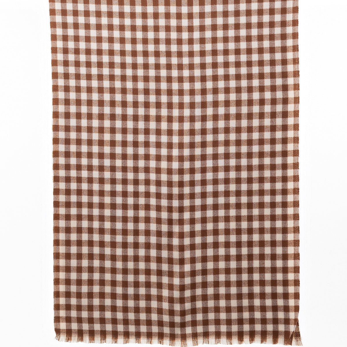Scarf | Gingham| Chocolate