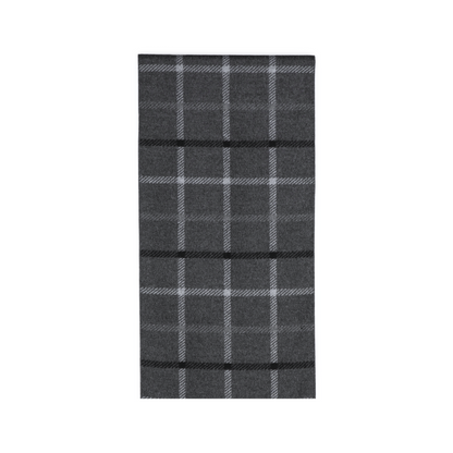 Scarf | Reversible | Plaid Check Grey