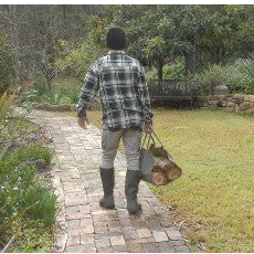 Log Carrier | Waxed Canvas