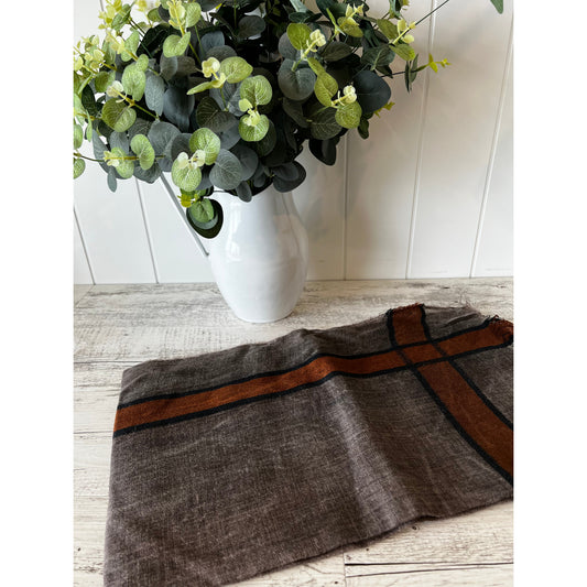 Lightweight Wool Blend Scarf Shawl – Soft Wrap 200x60cm